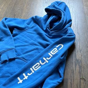 Carhartt Blue hoodie Sweatshirt small